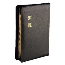 Chinese Union Large Print Leather-Bound Bible (God's Version)