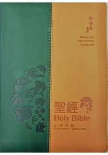 和合本2010 / 英文標準版綠、啡色拉鍊聖經